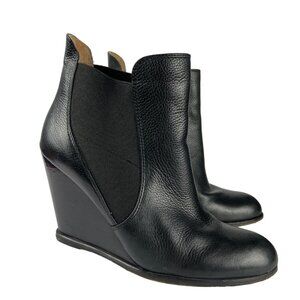 Corso Como Black Wedge Booties size 8.5